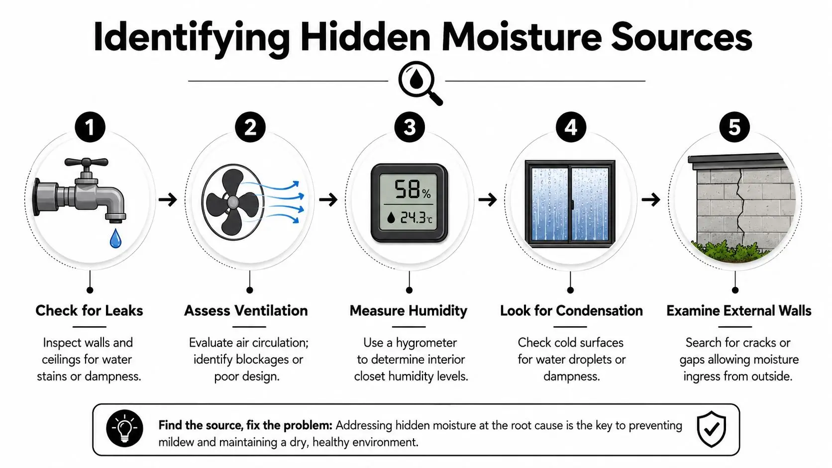 Find and Fix the Hidden Moisture Source