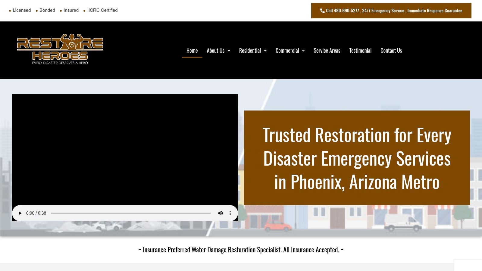 Screenshot from https://www.restoreheroesaz.com